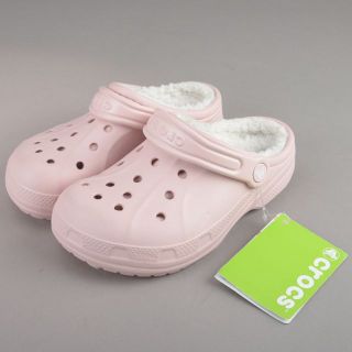 クロックス(crocs)の新品♡crocsクロックス ウインタークロッグサンダル 2１cm ボア ピンク(サンダル)