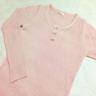 プライムパターン(PRIME PATTERN)の未使用品＊プラパタ♡刺繍ニット(ニット/セーター)