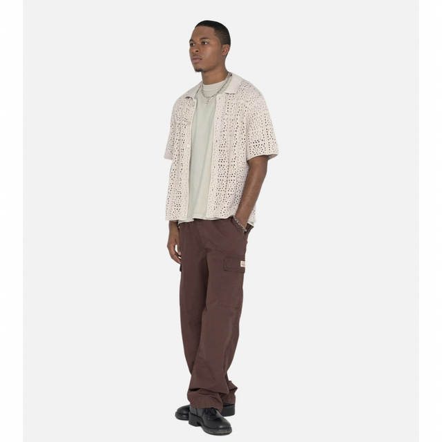 STUSSY - stussy CROCHET SHIRT の通販 by snkrs's shop｜ステューシー ...