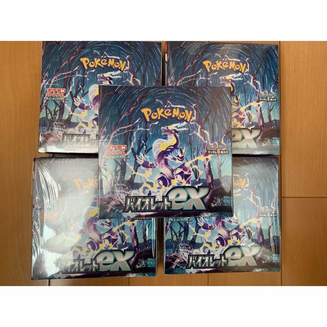 日本に ポケモン - ポケモンカード バイオレット 5box Box+デッキ+