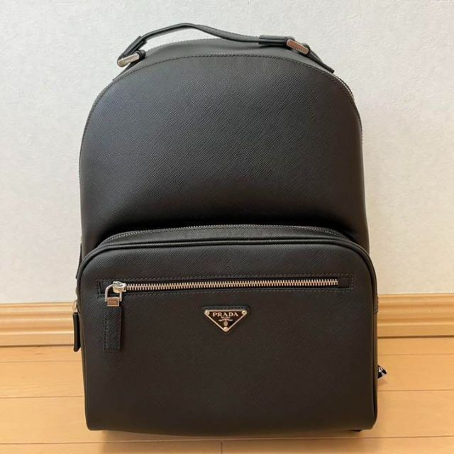 期間限定!最安値挑戦】 PRADA - PRADA サフィアーノレザーバック