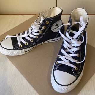 コンバース(CONVERSE)のコンバース レディース ハイカットスニーカー ネイビー 正規品(スニーカー)