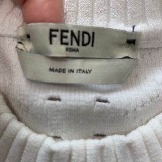 FENDI - FENDI ホワイトニット リボン セーター 専用の通販 by