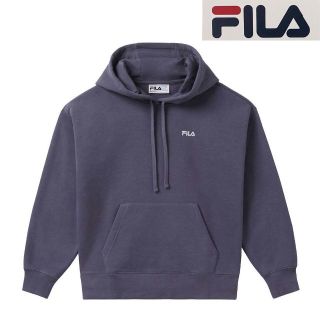 フィラ(FILA)の新品 S ★ FILA フィラ スウェット パーカー 裏起毛 グレー パープル(パーカー)