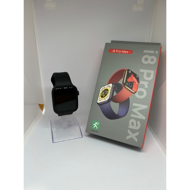 i8 Pro Max アップルウォッチ風スマートウォッチ メンズの時計(腕時計(デジタル))の商品写真