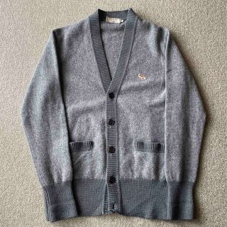 メゾンキツネ(MAISON KITSUNE')のMAISON KITSUNE メゾンキツネ ワッペン ニットカーディガン(カーディガン)