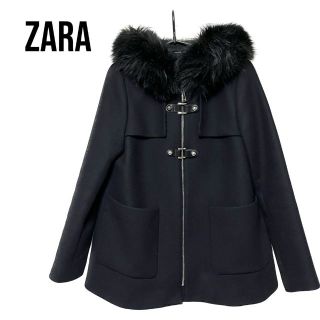 ザラ(ZARA)のザラ ZARA レディース コート ファー フード ミドル丈(ロングコート)