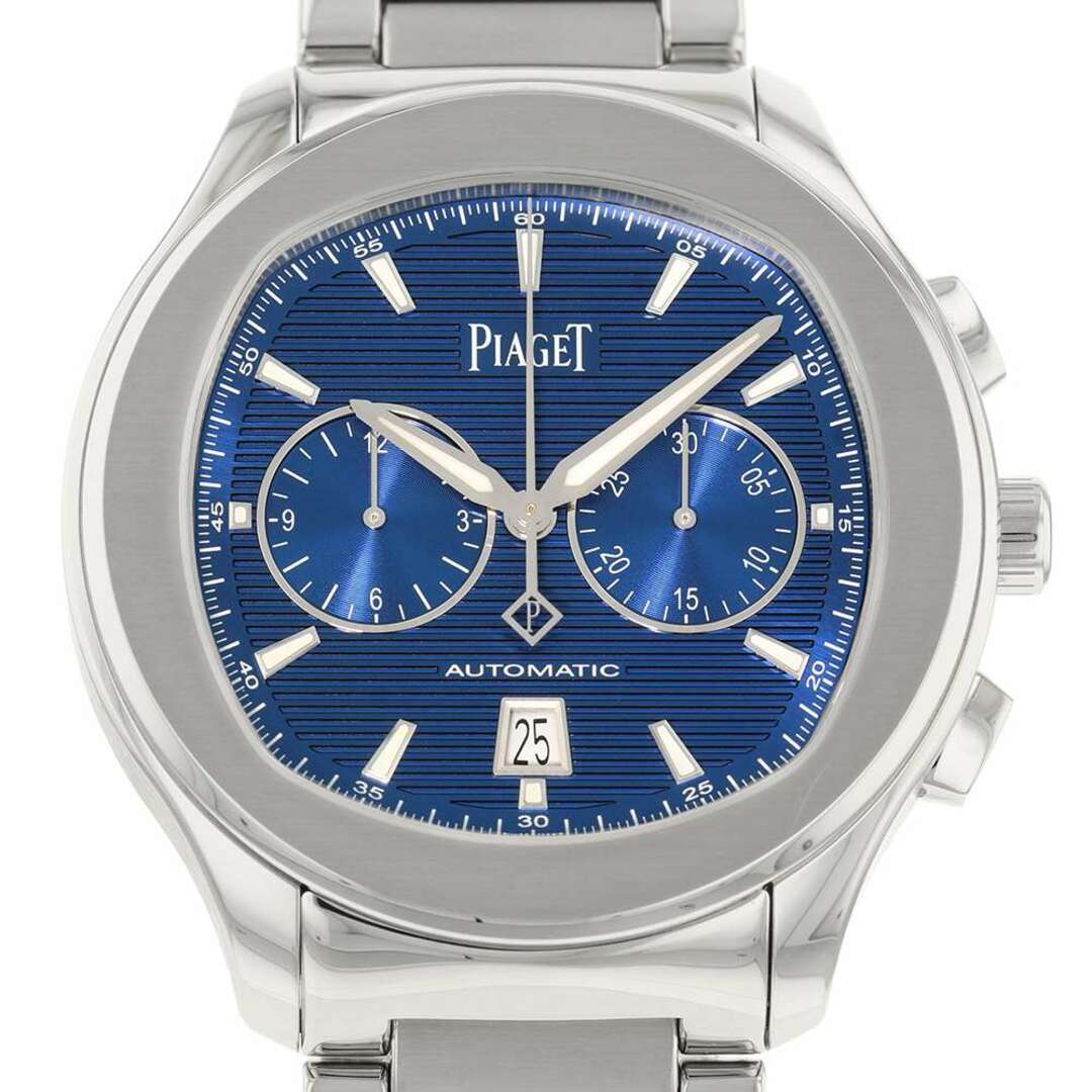 人気商品は PIAGET - ブルー文字盤 腕時計 PIAGET G0A41006 クロノグラフ ウォッチ ポロ ピアジェ 腕時計(アナログ)