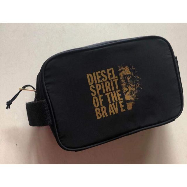 DIESEL(ディーゼル)の新品未使用 DIESEL ディーゼル ポーチ ブラック ノベルティ メンズのバッグ(その他)の商品写真