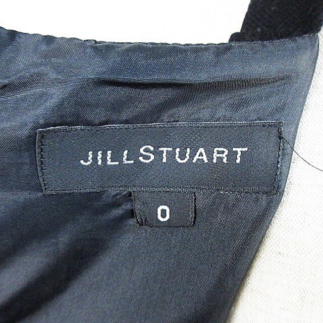 JILLSTUART(ジルスチュアート)のジルスチュアート ワンピース ミニ ノースリーブ バックファスナー 0 黒 レディースのワンピース(ミニワンピース)の商品写真