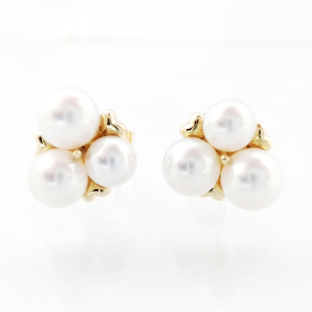 MIKIMOTO(ミキモト)のMIKIMOTO ミキモト K18 パール ピアス ジュウル（神楽坂宝石） レディースのアクセサリー(ピアス)の商品写真