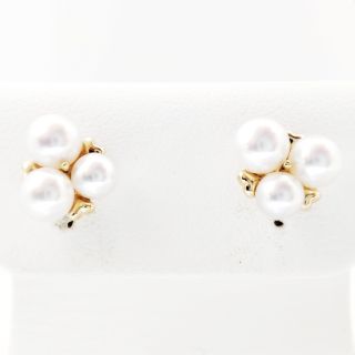 ミキモト(MIKIMOTO)のMIKIMOTO ミキモト K18 パール ピアス ジュウル（神楽坂宝石）(ピアス)