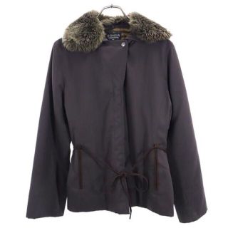 SONIA RYKIEL【定価9.9万】フード付きファーコート ロング丈