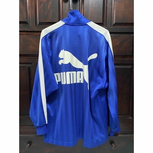 PUMA - セール中!PUMA トラックジャケット Y2K 青×白 古着 あい PUMA - セール中!PUMA トラックジャケット Y2K 青×白 古着 あい