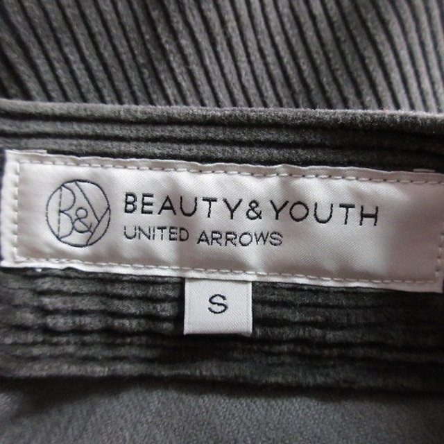 BEAUTY&YOUTH UNITED ARROWS(ビューティアンドユースユナイテッドアローズ)のB&Y ユナイテッドアローズ スカート フレア ひざ丈 コーデュロイ S カーキ レディースのスカート(ひざ丈スカート)の商品写真