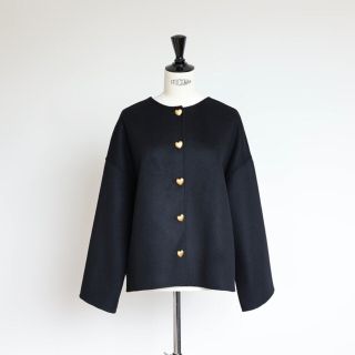 ドゥロワー(Drawer)のジプソフィア　2way River Pullover ハート　GYPSOHILA(ノーカラージャケット)