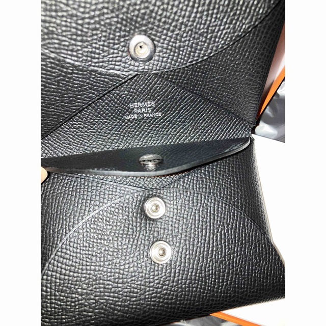 Hermes(エルメス)のHERMES カルヴィデュオ　ノワール　黒　エプソン　新品未使用 レディースのファッション小物(財布)の商品写真