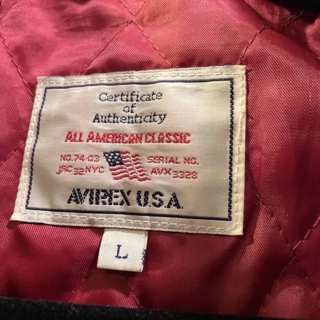 AVIREX(アヴィレックス)の ヨコ様専用　AVIREX  USA本革ライダースジャケット メンズのジャケット/アウター(ライダースジャケット)の商品写真