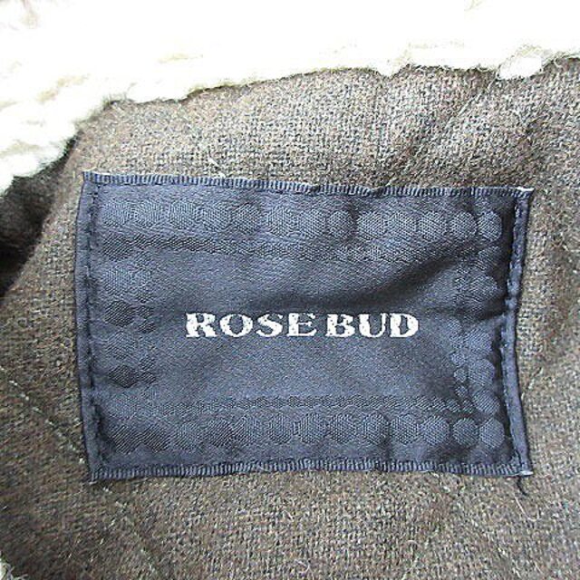ROSE BUD(ローズバッド)のローズバッド コート モッズ ミリタリー 中わた 長袖 ロング ボア F カーキ レディースのジャケット/アウター(モッズコート)の商品写真