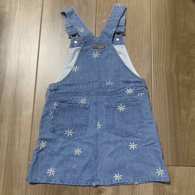 petit main(プティマイン)のジャンバースカート　子供用Mサイズ キッズ/ベビー/マタニティのキッズ服女の子用(90cm~)(スカート)の商品写真