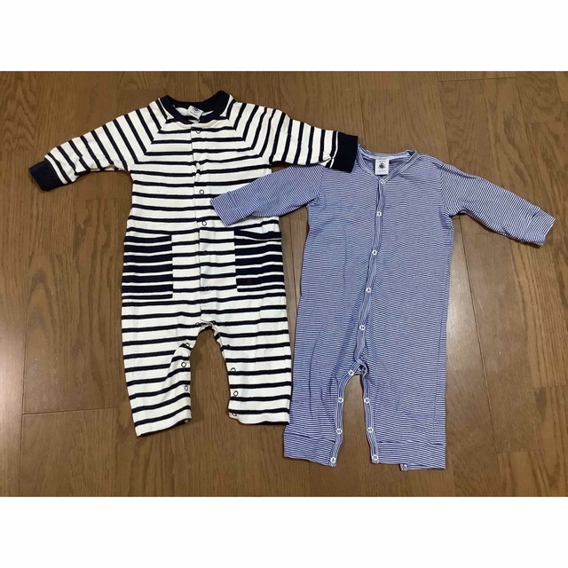 PETIT BATEAU(プチバトー)のhus様専用 キッズ/ベビー/マタニティのベビー服(~85cm)(ロンパース)の商品写真