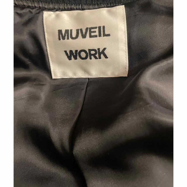 MUVEIL WORK メルトンダウンコート レディースのジャケット/アウター(ダウンコート)の商品写真