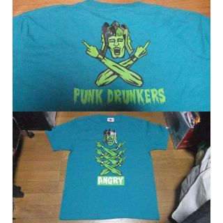 PUNK DRUNKERS arktz あいつフォーチュン TEE 蓄光 L 黒