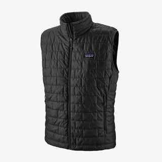 パタゴニア(patagonia)のパタゴニアメンズ　ナノパフベスト　ブラックS(ダウンベスト)