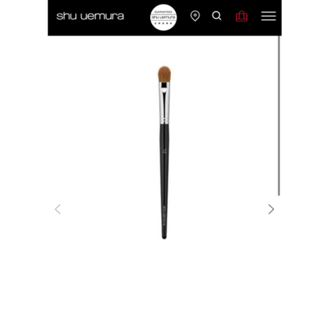 shu uemura(シュウウエムラ)の新品・シュウウエムラ　ブラシ12 コスメ/美容のメイク道具/ケアグッズ(ブラシ・チップ)の商品写真