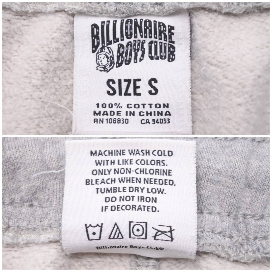 BBC(ビリオネアボーイズクラブ)のBILLIONAIRE BOYS CLUB ビリオネアボーイズクラブ スウェットパンツ ボトムス 106830 54053 コットン グレー S 美品 中古 45885 レディースのパンツ(その他)の商品写真