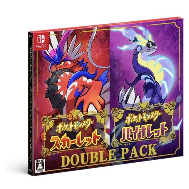 ポケットモンスター バイオレット スカーレット ダブルパック 新品未開封 エンタメ/ホビーのゲームソフト/ゲーム機本体(家庭用ゲームソフト)の商品写真