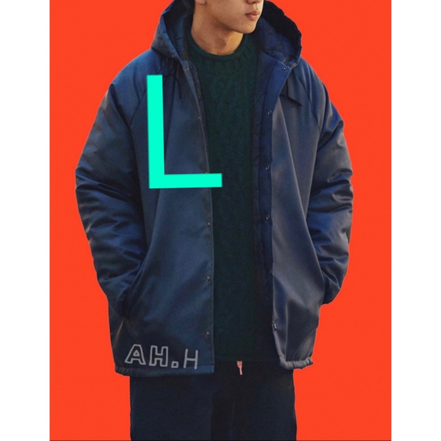 Lサイズ〈ASW〉HOODED COACH JACKET AH.H 新品未使用 メンズのジャケット/アウター(ナイロンジャケット)の商品写真