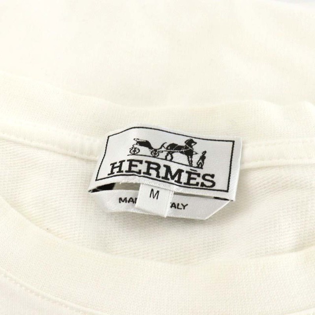 HERMES 近年モデル Tシャツ カットソー 半袖 M 白