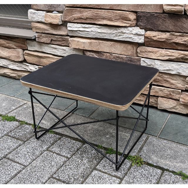イームズ LTRT テーブル ローテーブル ミニテーブル サイドテーブル 黒/黒 2