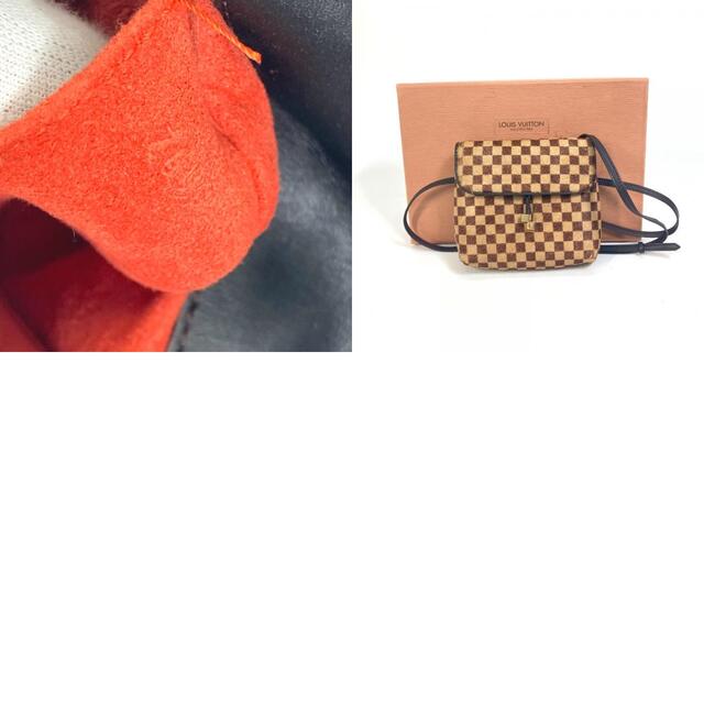 ルイヴィトン LOUIS VUITTON ダミエソバージュ ガゼル M92130 ミニバッグ 斜め掛け ポシェット ショルダーバッグ ハラコ ブラウン