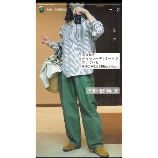 2021年ファッション福袋 RHCロンハーマン ワイドミリタリーパンツ www
