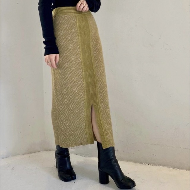 TODAYFUL(トゥデイフル)のJacquard pencil Skirt  レディースのスカート(ロングスカート)の商品写真