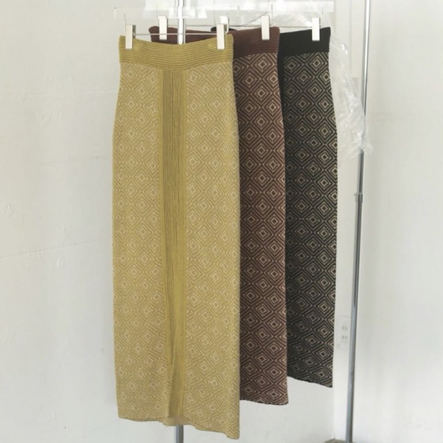 TODAYFUL(トゥデイフル)のJacquard pencil Skirt  レディースのスカート(ロングスカート)の商品写真