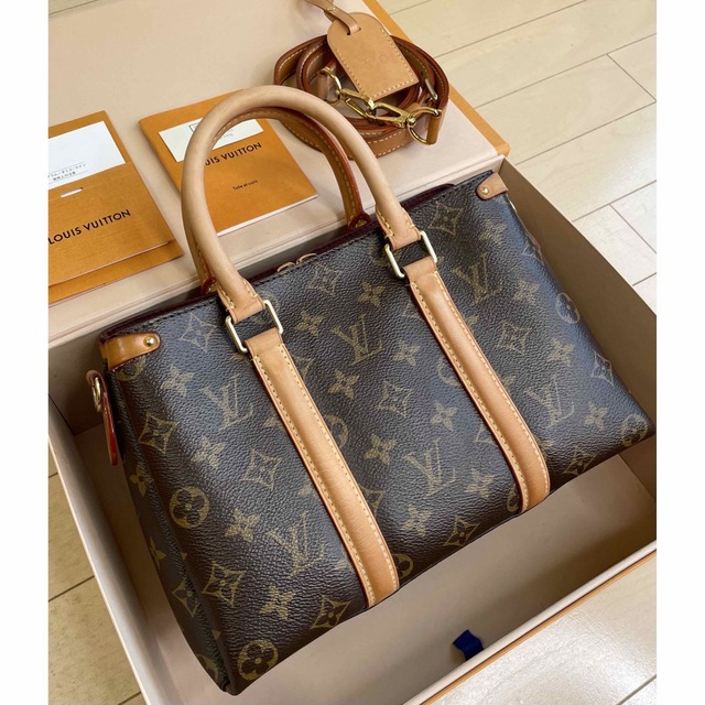 モノグラムキャンバストリミングLouis Vuitton Sufuro BB ハンドバッグ モノグラム