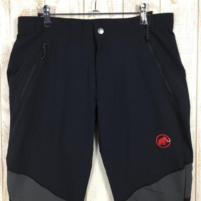 MENs 50  マムート ポルドイ 3/4 パンツ Pordoi 3/4 Pants ソフトシェル ニッカー カプリ ショーツ MAMMUT 1020-09940 ブラック系