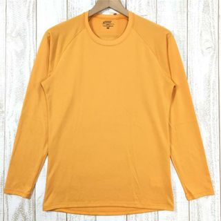 パタゴニア(patagonia)のMENs XS  パタゴニア キャプリーン シルクウェイト クルー スペシャル Capilene Silkweight Crew SP アメリカ製 ロングスリーブ Tシャツ ベースレイヤー ユニフォーム専用モデル 入手困難 PATAGONIA 11388 オレンジ系(その他)