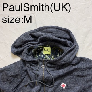 ポールスミス(Paul Smith)のPaulSmith(UK)ビンテージハイゲージニットパーカ(ニット/セーター)