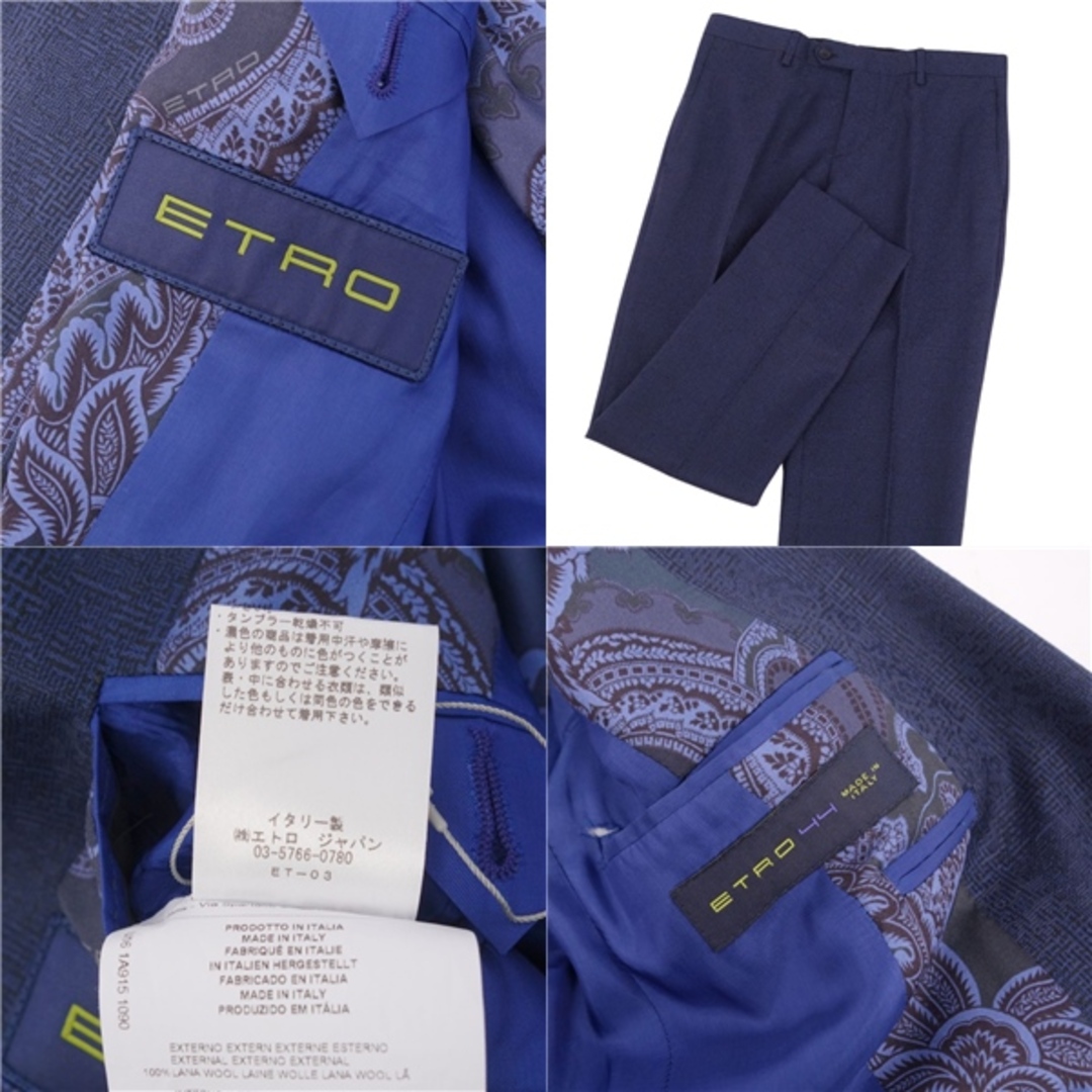 セットアップイタリア製 【新品未使用】ETRO エトロ　スーツ　セットアップ　44