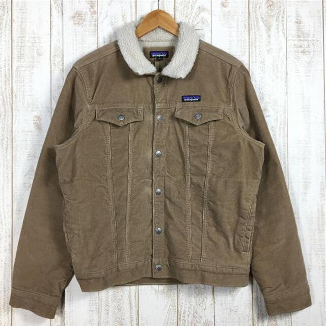 無褪色MENs S  パタゴニア パイル ラインド トラッカー ジャケット Pile Lined Trucker Jacket コーデュロイ フリース PATAGONIA 26520 MJVK ベージュ系