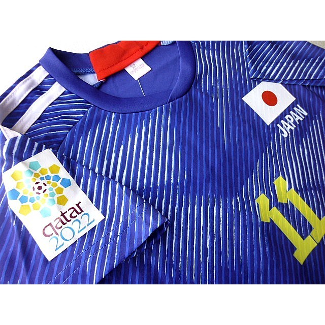 久保　代表　1３0　子供　ユニフォーム　サッカー　カタール 新品タグ付 キッズ/ベビー/マタニティのキッズ服男の子用(90cm~)(その他)の商品写真