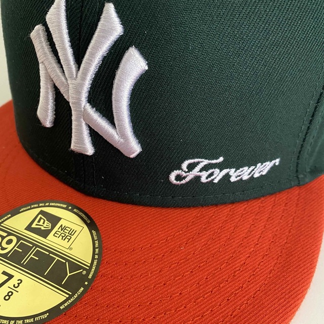 ツバ裏ピンク ニューエラ 7 3/8 NEWERA