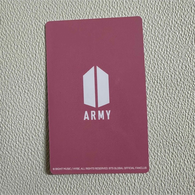 BTS 会報誌 アンケート 特典 トレカ ジョングク 1
