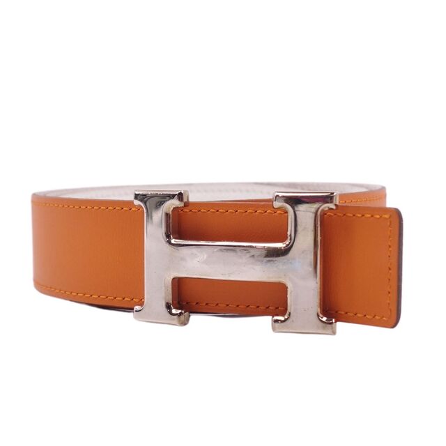 エルメス HERMES ベルト リバーシブル カーフレザー コンスタンス H