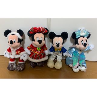 ディズニー(Disney)のミッキー　ミニー　ぬいぐるみバッジ(ぬいぐるみ)