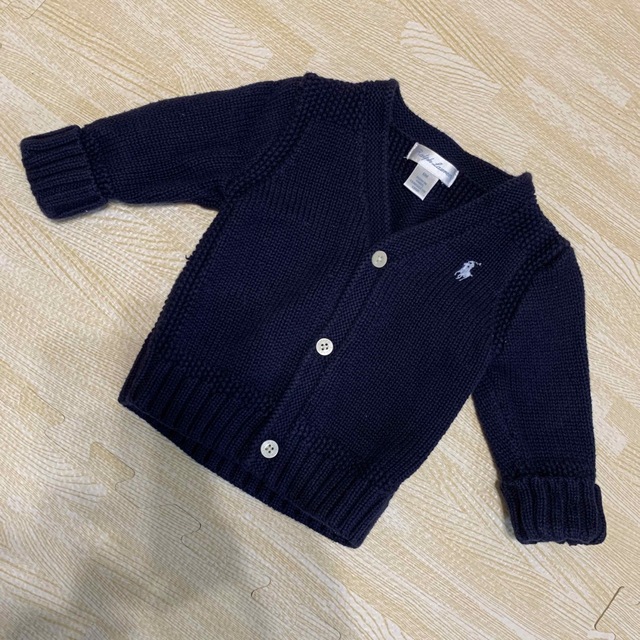 Ralph Lauren(ラルフローレン)のラルフローレン  コットンカーディガン　6M キッズ/ベビー/マタニティのベビー服(~85cm)(カーディガン/ボレロ)の商品写真